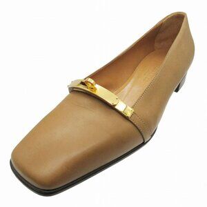 Hermes Kelly Rohirs Square Toe Beige 37